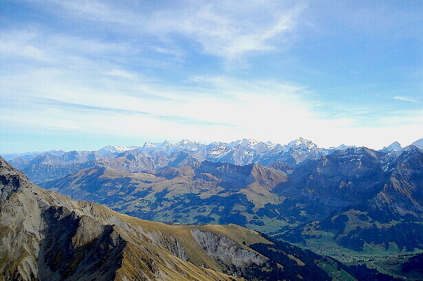 Looking to the Bernese Alps from the summit