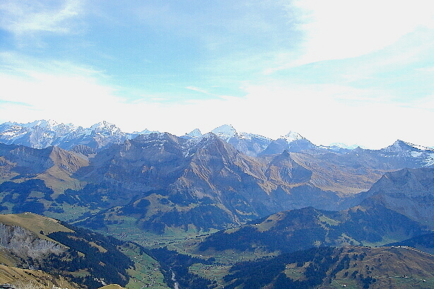 Looking to the Bernese Alps from the summit
