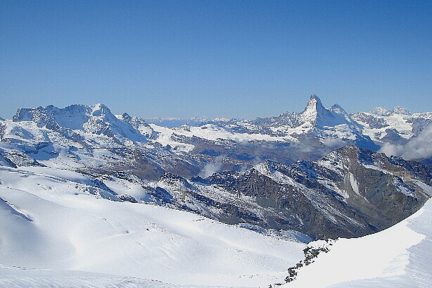 Zermatter Breithorn, Gran Paradiso, Furgggrat, Matterhorn, Mont Blanc