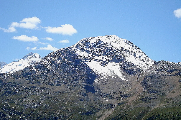Piz Bernina (4049m), Piz Chalchagn (3154m)