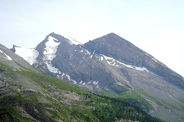 Rinderhorn (3448m) and Kleines Rinderhorn (3003m)
