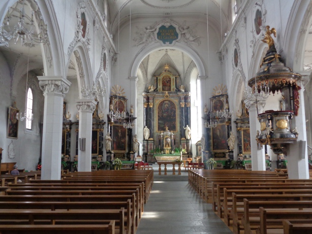 Inside of catholic church