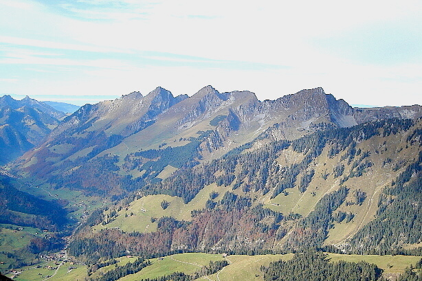 Vanil d'Arpille (2085m), Schopfenspitz (2104m), Chörblispitz (2103m)