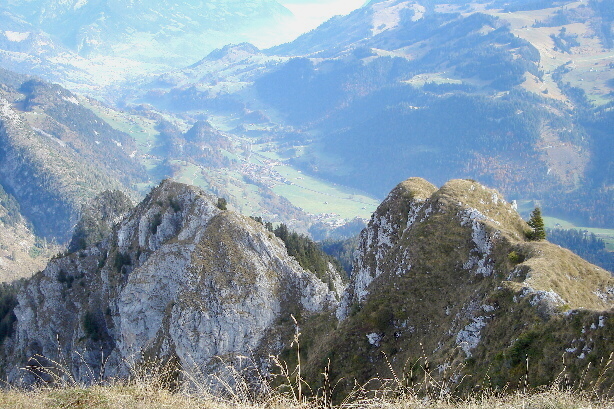 Look down to Simmen valley