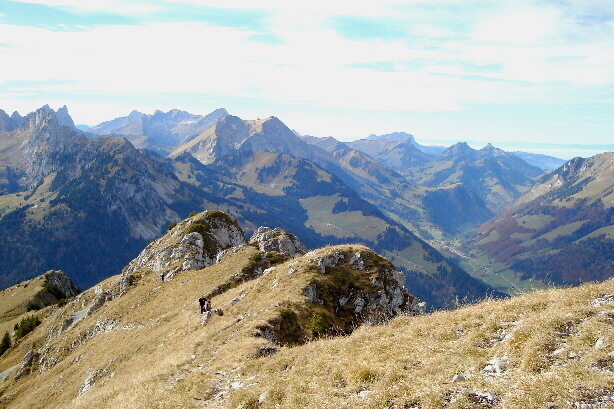 The ridge to the summit