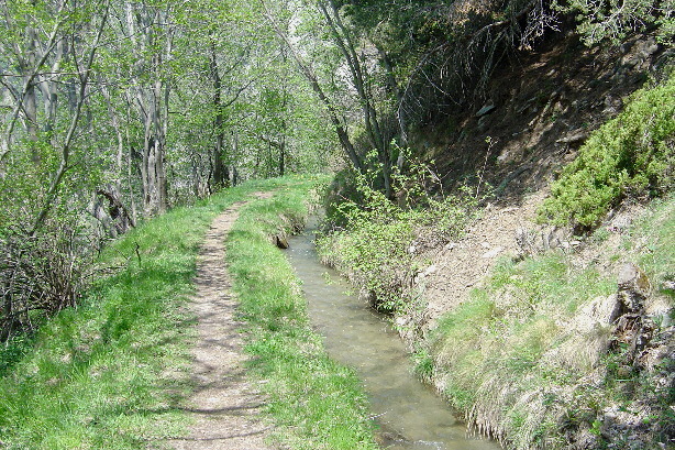 The historical water channel Bisse Gorperi