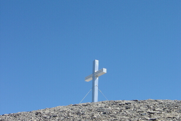 Gipfelkreuz Üssers Barrhorn (3610m)