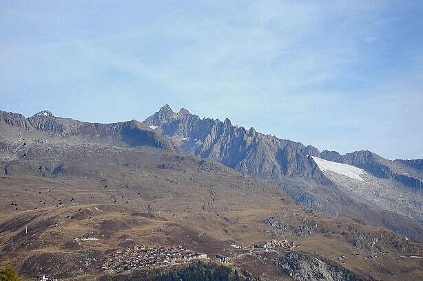 Sparrhorn (3021m), Fusshörner (3627m), Belalp