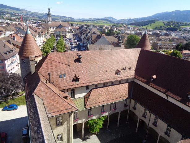 View from the tower of the castle