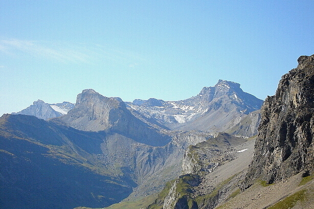 Daubenhorn (2942m), Felshore (2782m), Steghorn (3146m)