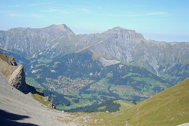 Panorama nach Westen von der Bunderchrinde