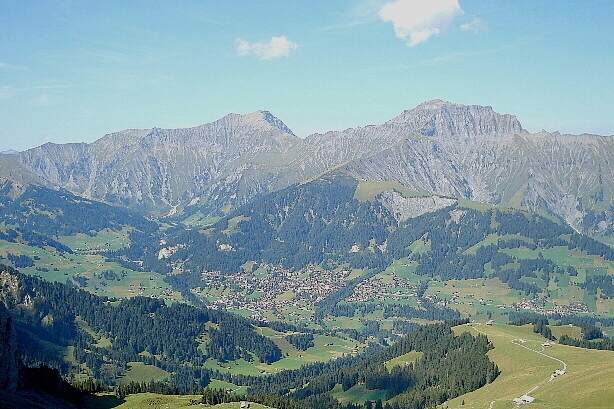 Albristhorn (2762m), Gsür (2708m) und Adelboden