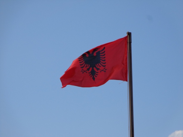 Albanische Flagge