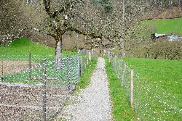 The entry point to Cholerenschlucht (Choleren canyon)