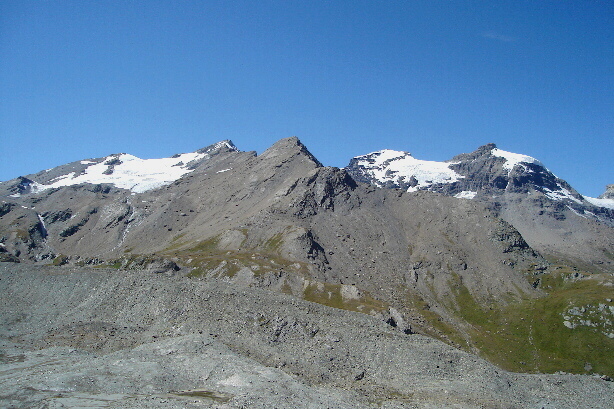 Tête Noire (2981m), La Luette (3548m), La Sâle (3646m)