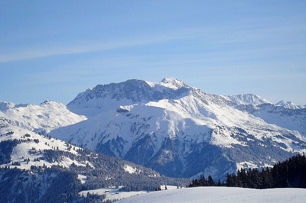Saaser Calanda (2556m), Rätschenfluh (2703m), Madrisa (2826m)