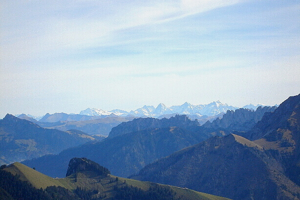 Wetterhorn, Schreckhorn, Eiger, Mönch, Jungfrau, Gastlosen