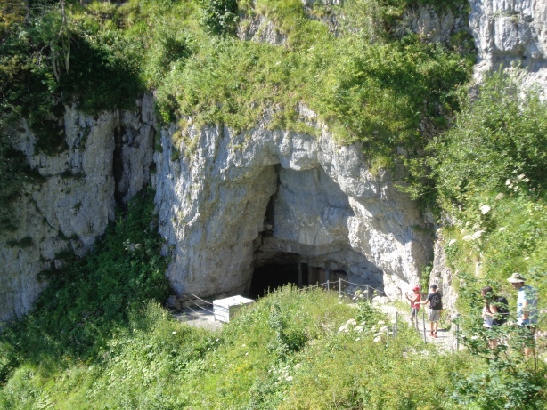 Entrance to the Wildkirchli cave