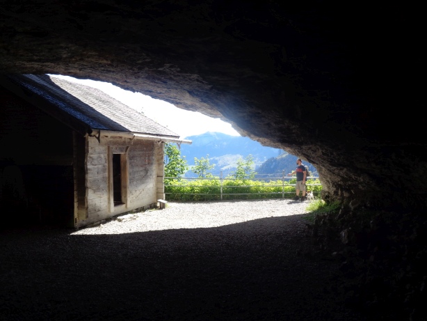 Inside of Wildkirchli cave