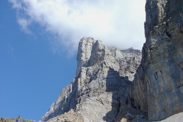 At the beginning of the Eiger Trail