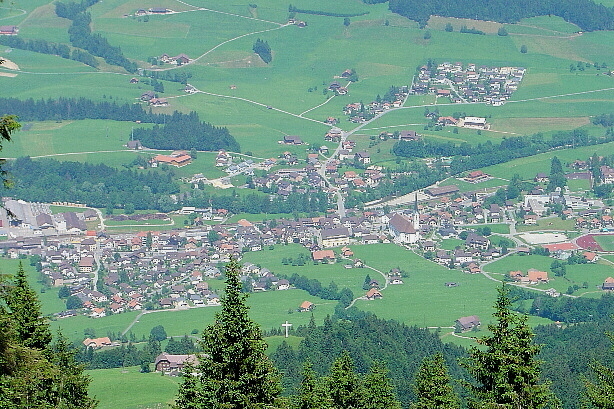 Schüpfheim from the summit