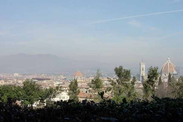 View from the Giardino di Boboli