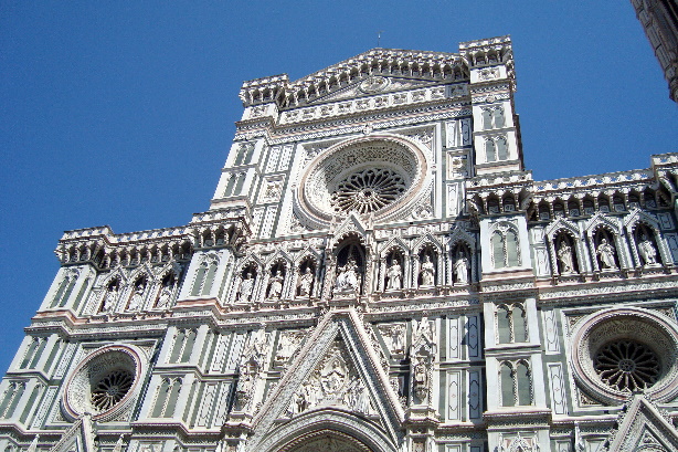 Fassade von der Santa Maria del Fiore