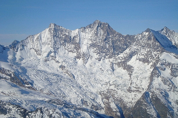 Mischabel - Täschhorn, Dom (4545m), Lenzspitze, Nadelhorn