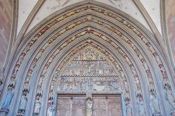 The front gate of the cathedral