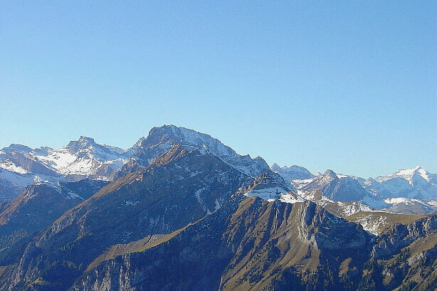 Steghorn (3146m), Lohner (3049m), First (2549m), Wildhorn (3247m)