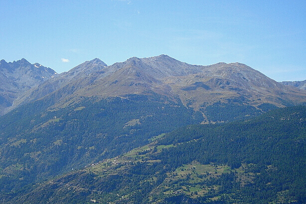Schwarzhorn (3201m), Dreizehntenhorn (3052m), Augstbordhorn (2972m)