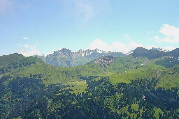Nünalphorn (2385m), Huetstock (2676m)