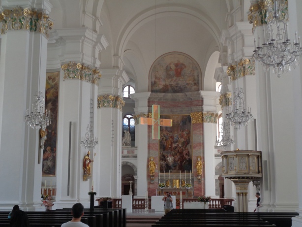 Inside of Jesuit church