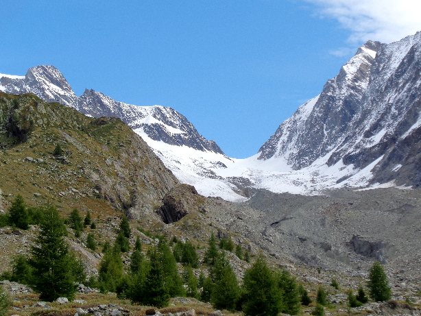 Lötschenlücke (3173m), Lang glacier