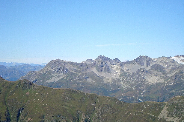 Gaisspitze (2779m), Gatterberg (2866m), Vertinesberg (2855m)