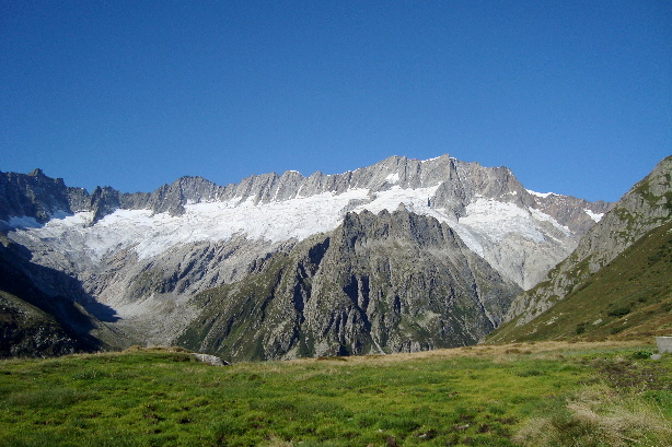 Dammastock (3630m), Dammagletscher