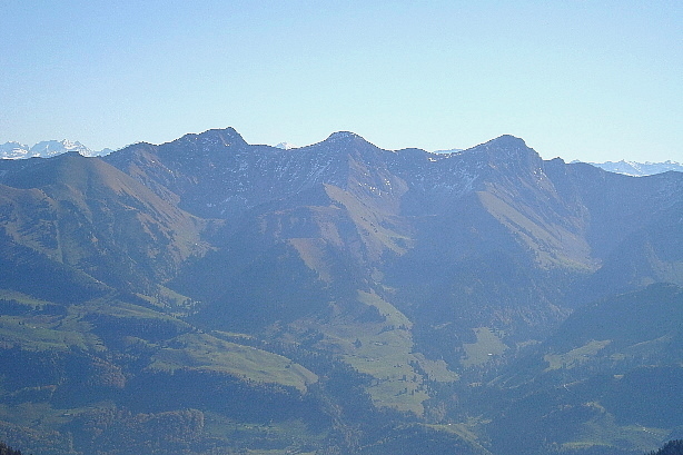 Vanil Noir (2389m), Pointe de Paray (2375m), Vanil Carré (2195m)