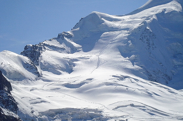 Ascent traces to Piz Palü