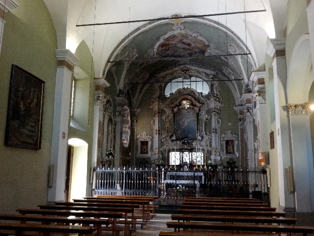 Interior view of church Santa Caterina