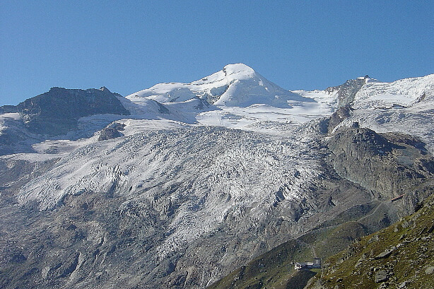 Allalinhorn (4027m) and Fee glacier