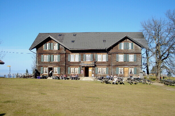The hotel on the summit of Napf