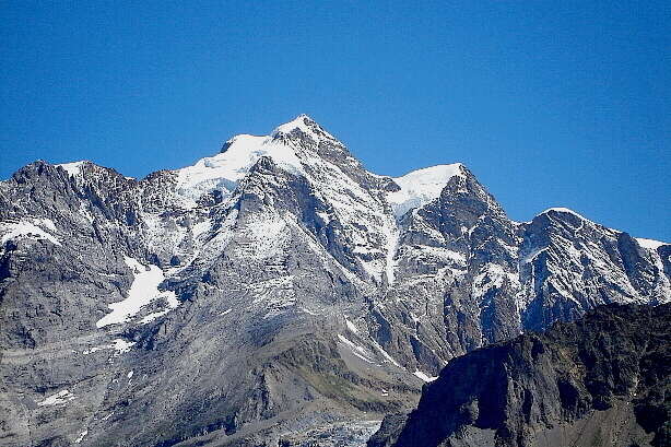 Jungfrau (4158m) und Rottalhorn (3969m)