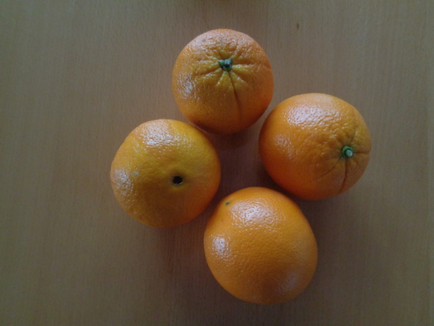 4 Orangen