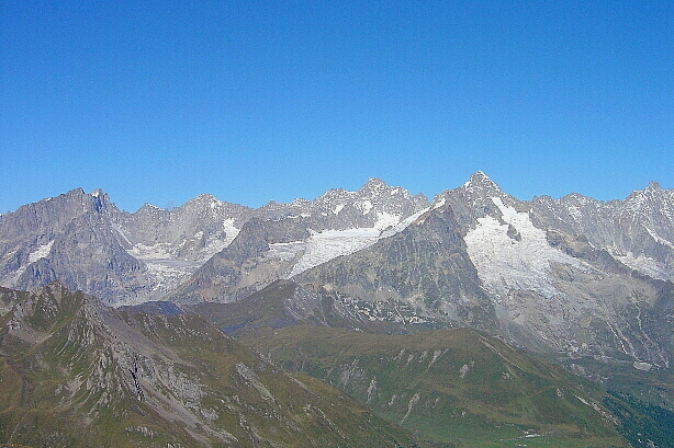 Pointe Allobrogia (3172m), Mont Dolent (3820m)