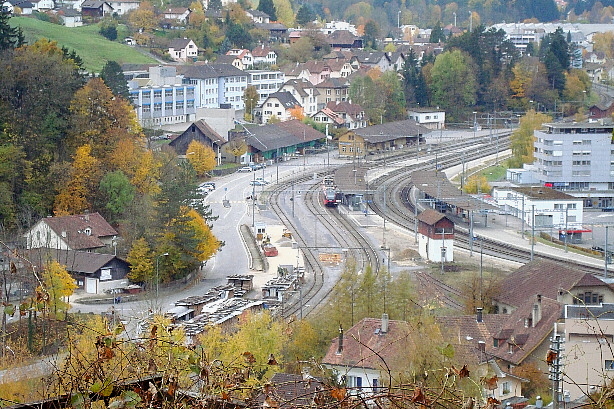 Railway station of Moutier