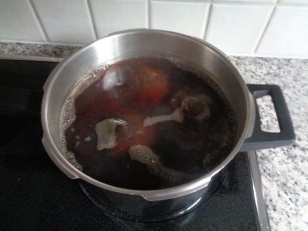 Boil the beetroot until cooked for 30 to 45 minutes