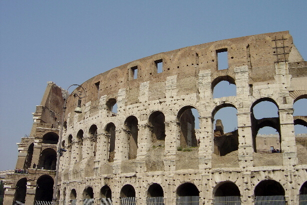 The south side of the Colosseum