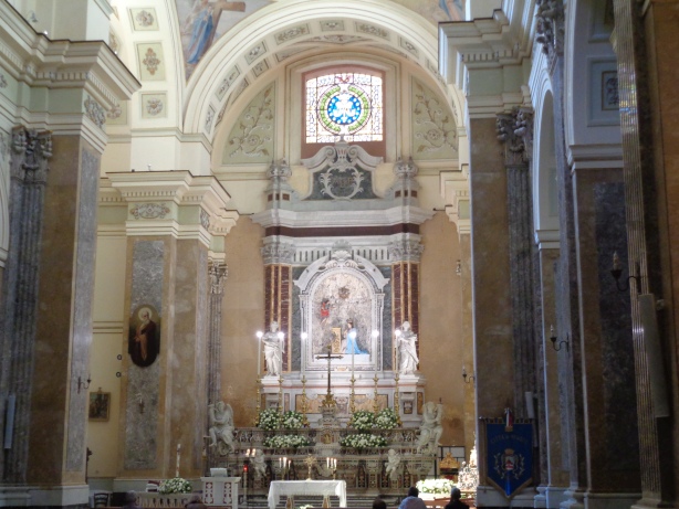 Innenansicht Kirche / Chiesa della Santissima Annunziata