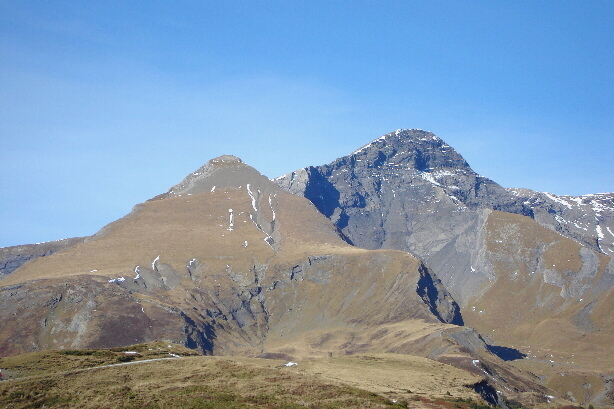 Gemschberg (2659m), Schwarzhorn (2928m)