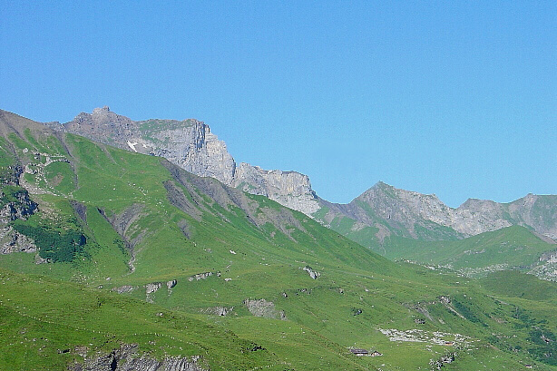 Dündenhorn (2862m) and Salzhorn (2570m)
